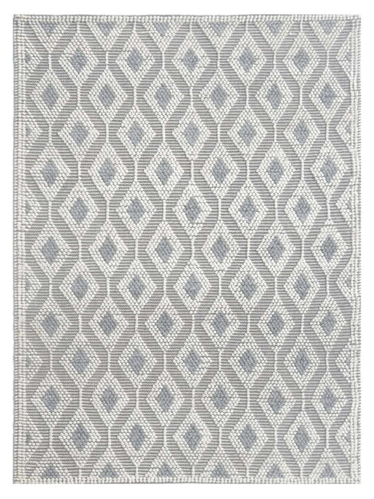 KAS Chloe 7723 Ivory Grey Casual Woven Rug - Rugs - KAS - Atlanta Designer Rugs