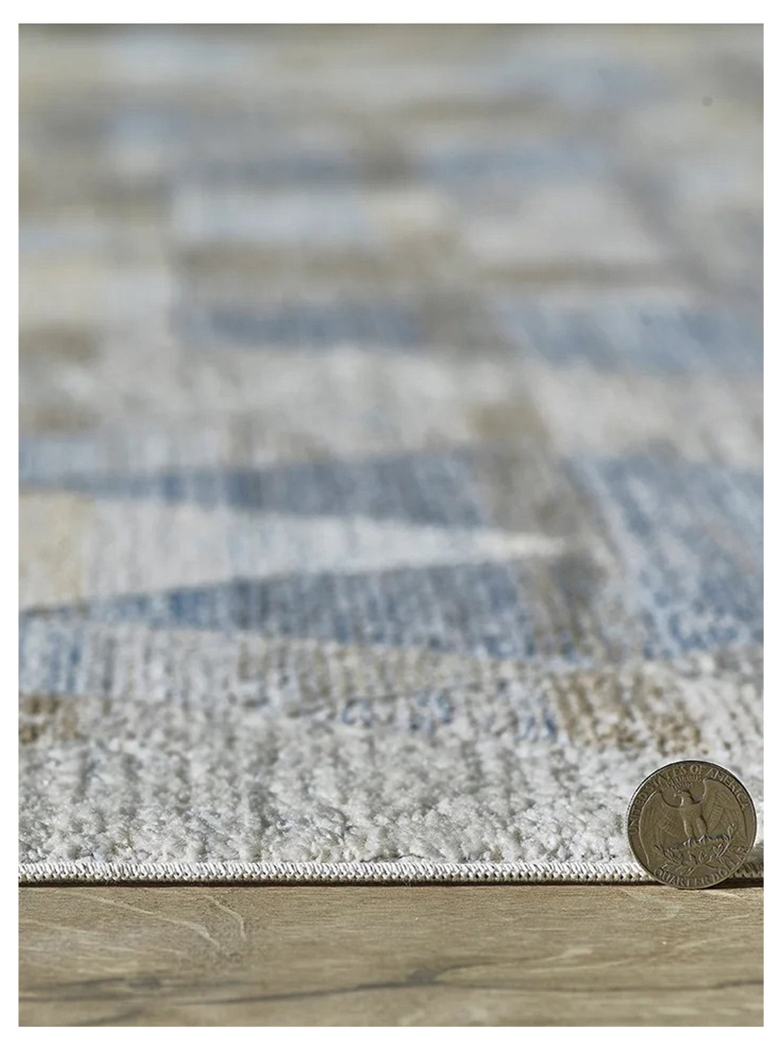 KAS Preston 8103 Gold Blue Transitional Machinemade Rug - Rugs - KAS - Atlanta Designer Rugs