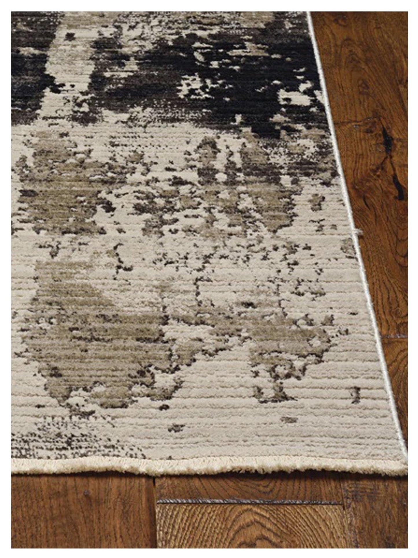 KAS KARINA 8256 Ivory Charcoal Transitional Machinemade Rug - Rugs - KAS - Atlanta Designer Rugs