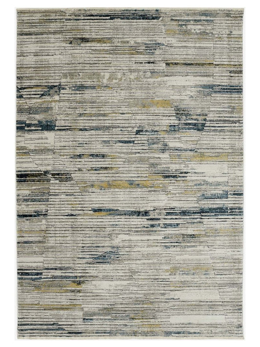 KAS KARINA 8261 Ivory Blue Transitional Machinemade Rug - Rugs - KAS - Atlanta Designer Rugs