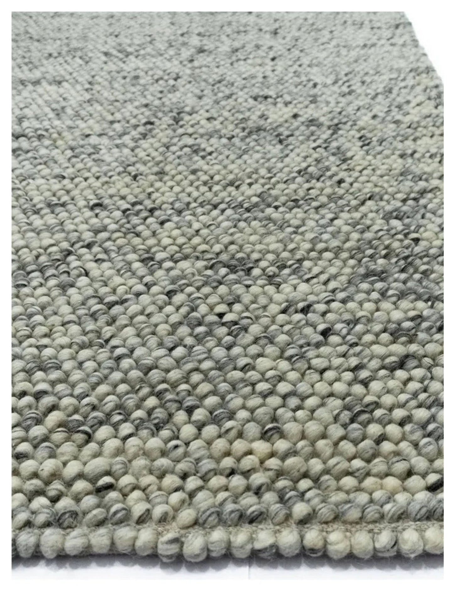 KAS Pave 8502 Ivory Grey Transitional Knotted Rug - Rugs - KAS - Atlanta Designer Rugs