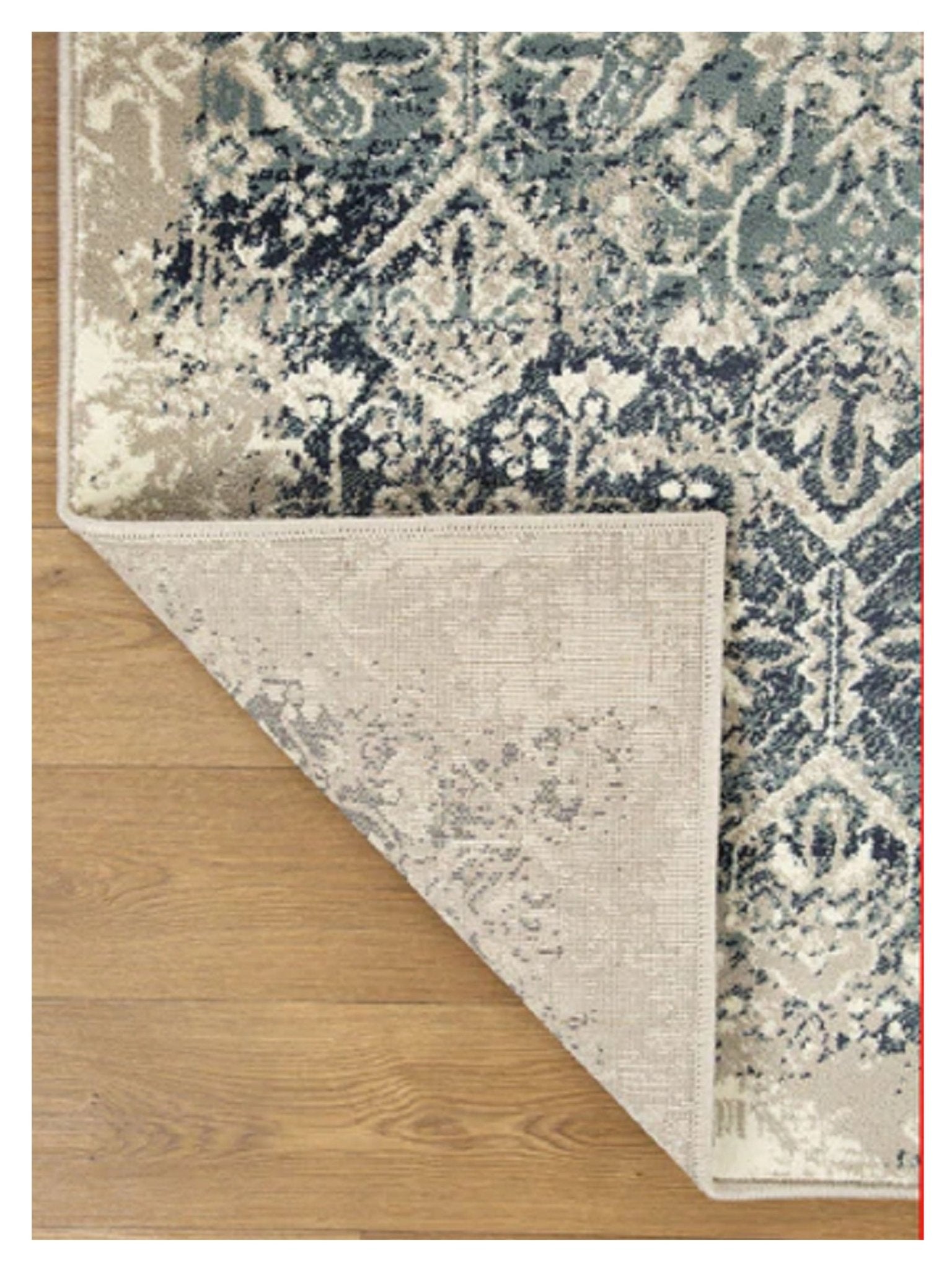 KAS HERITAGE 9372 Ivory Blue Transitional Machinemade Rug - Rugs - KAS - Atlanta Designer Rugs