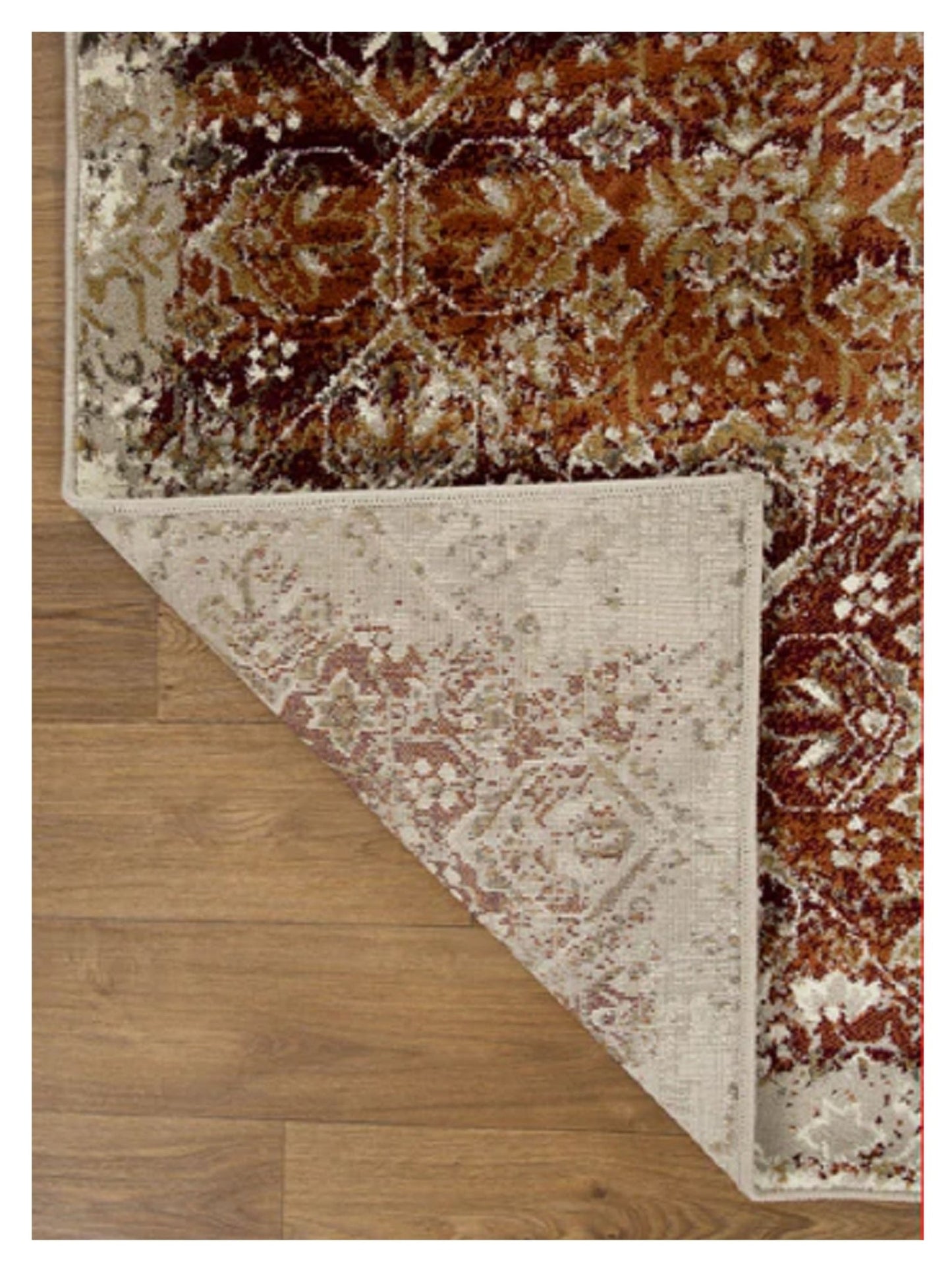 KAS HERITAGE 9373 Ivory Rust Transitional Machinemade Rug - Rugs - KAS - Atlanta Designer Rugs