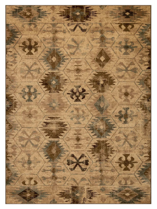 KAS HERITAGE 9375 Ivory Blue Transitional Machinemade Rug - Rugs - KAS - Atlanta Designer Rugs