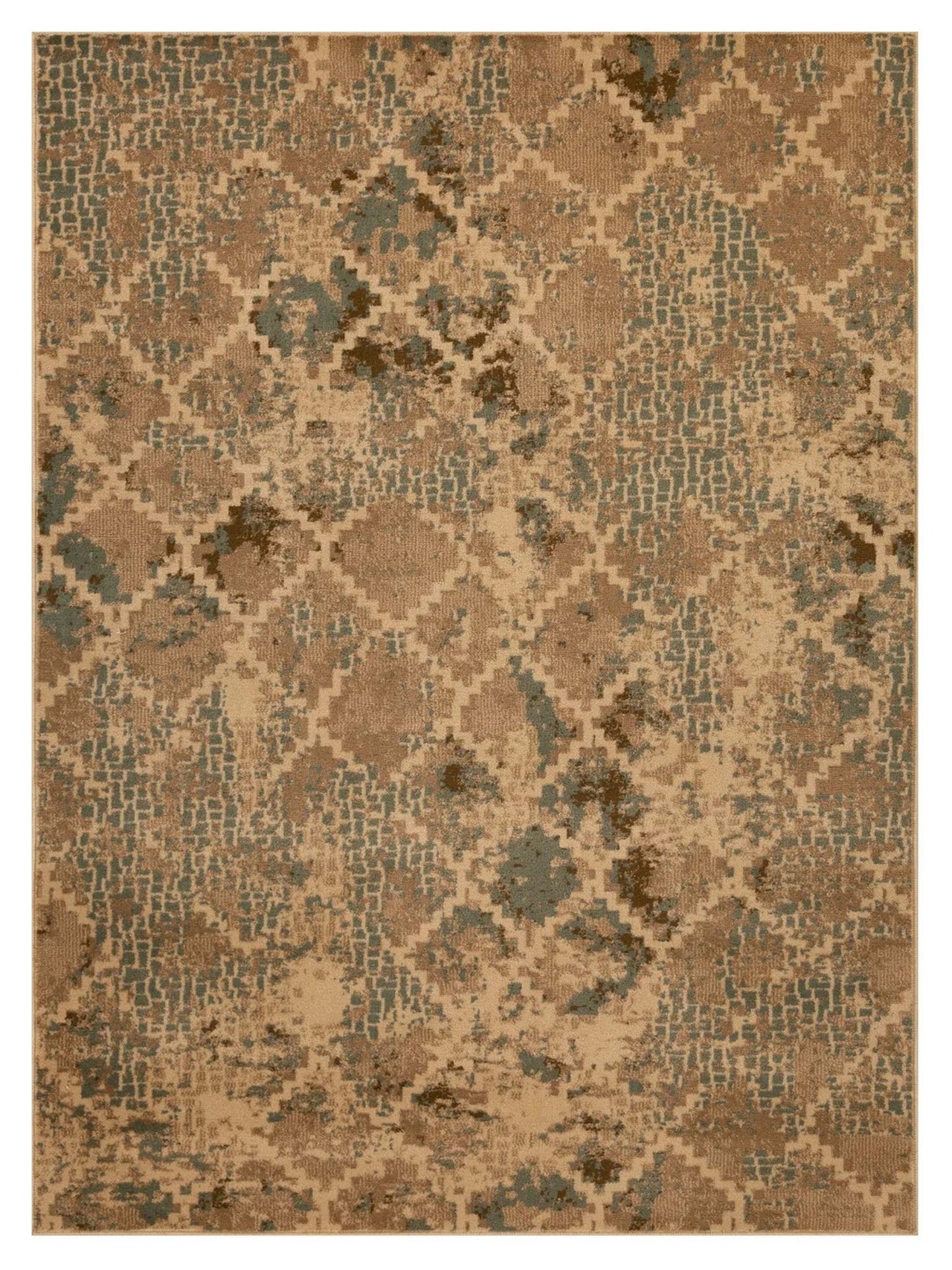 KAS HERITAGE 9376 Ivory Blue Transitional Machinemade Rug - Rugs - KAS - Atlanta Designer Rugs