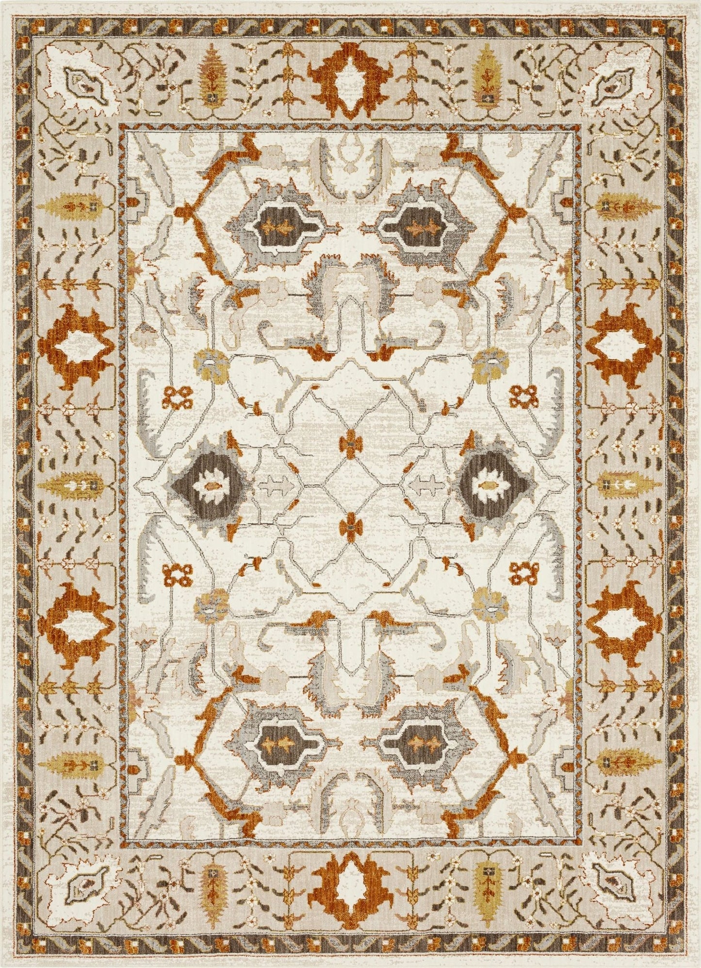 Bobby Berk Bobby Berk by Karastan (Series 1) 92431 Alabaster Traditional Machinemade Rug - Rugs - Bobby Berk - Atlanta Designer Rugs