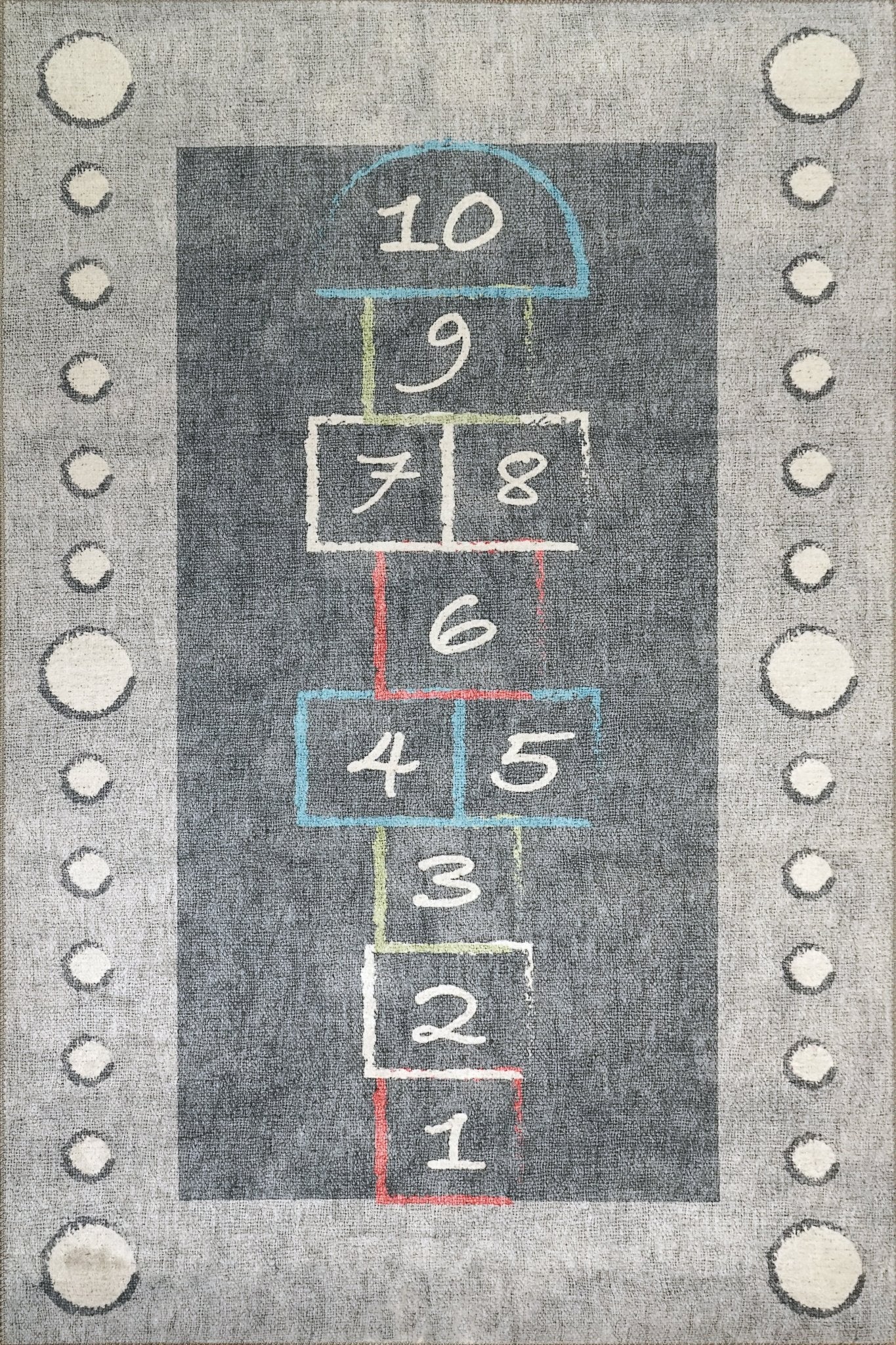 Dynamic Rugs Kidz 8083 Grey Multi Children Machine - Made Rug - Rugs - Dynamic Rugs - Atlanta Designer Rugs