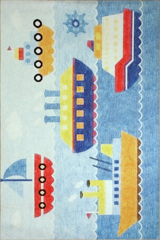 Dynamic Rugs Kidz 8087 Multi Children Machine - Made Rug - Rugs - Dynamic Rugs - Atlanta Designer Rugs