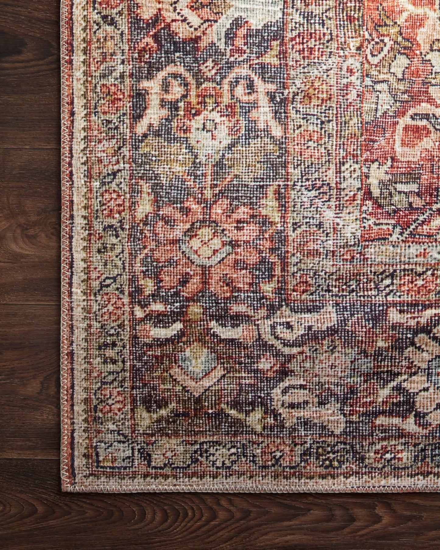 Loloi II Layla LAY - 02 Spice Marine Traditional Power Loomed Rug - Rugs - Loloi II - Atlanta Designer Rugs