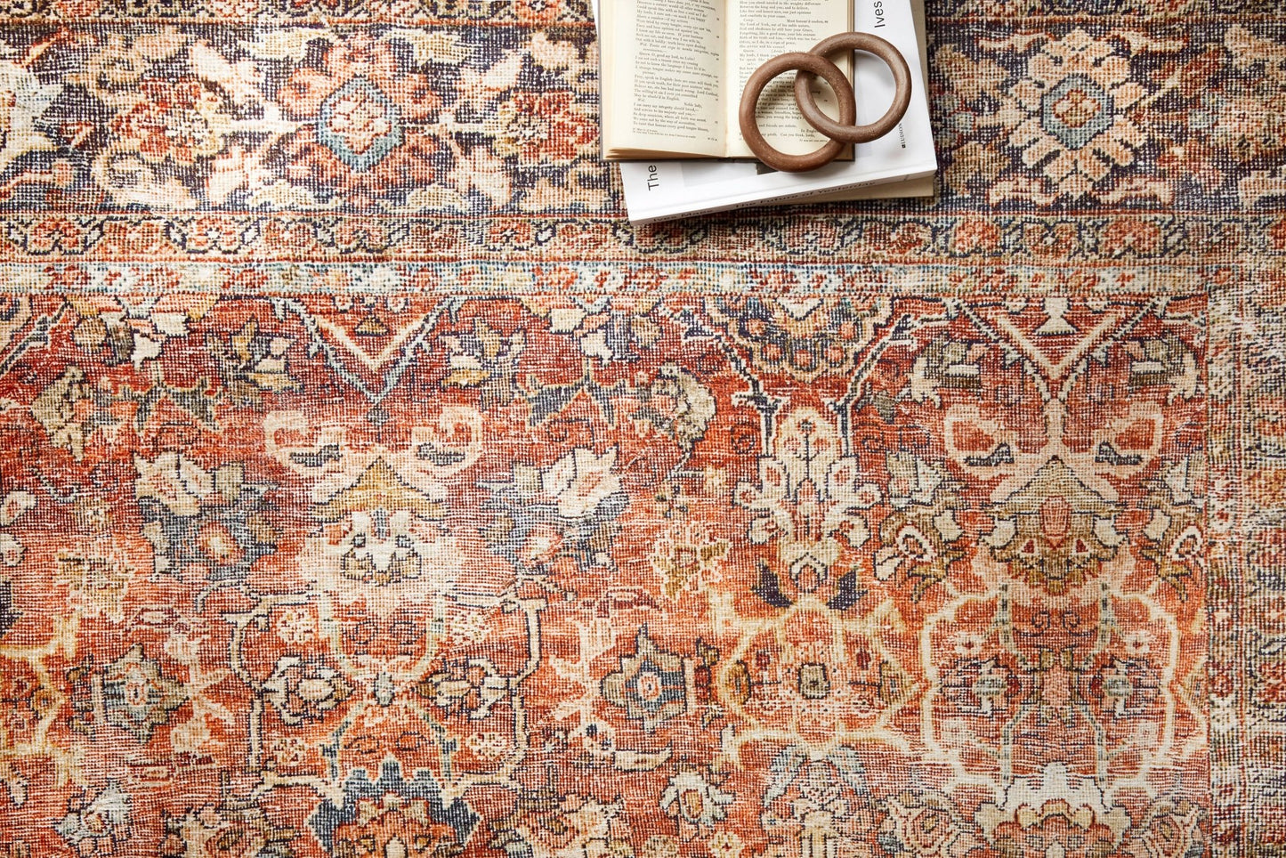 Loloi II Layla LAY - 02 Spice Marine Traditional Power Loomed Rug - Rugs - Loloi II - Atlanta Designer Rugs