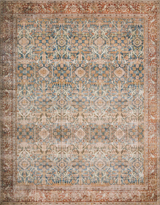 Loloi II Layla LAY - 04 Ocean Rust Traditional Power Loomed Rug - Rugs - Loloi II - Atlanta Designer Rugs