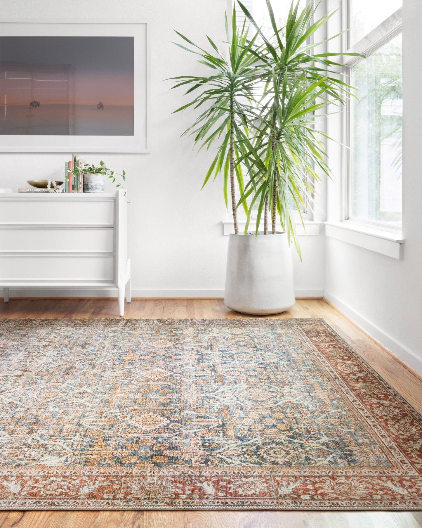 Loloi II Layla LAY - 04 Ocean Rust Traditional Power Loomed Rug - Rugs - Loloi II - Atlanta Designer Rugs