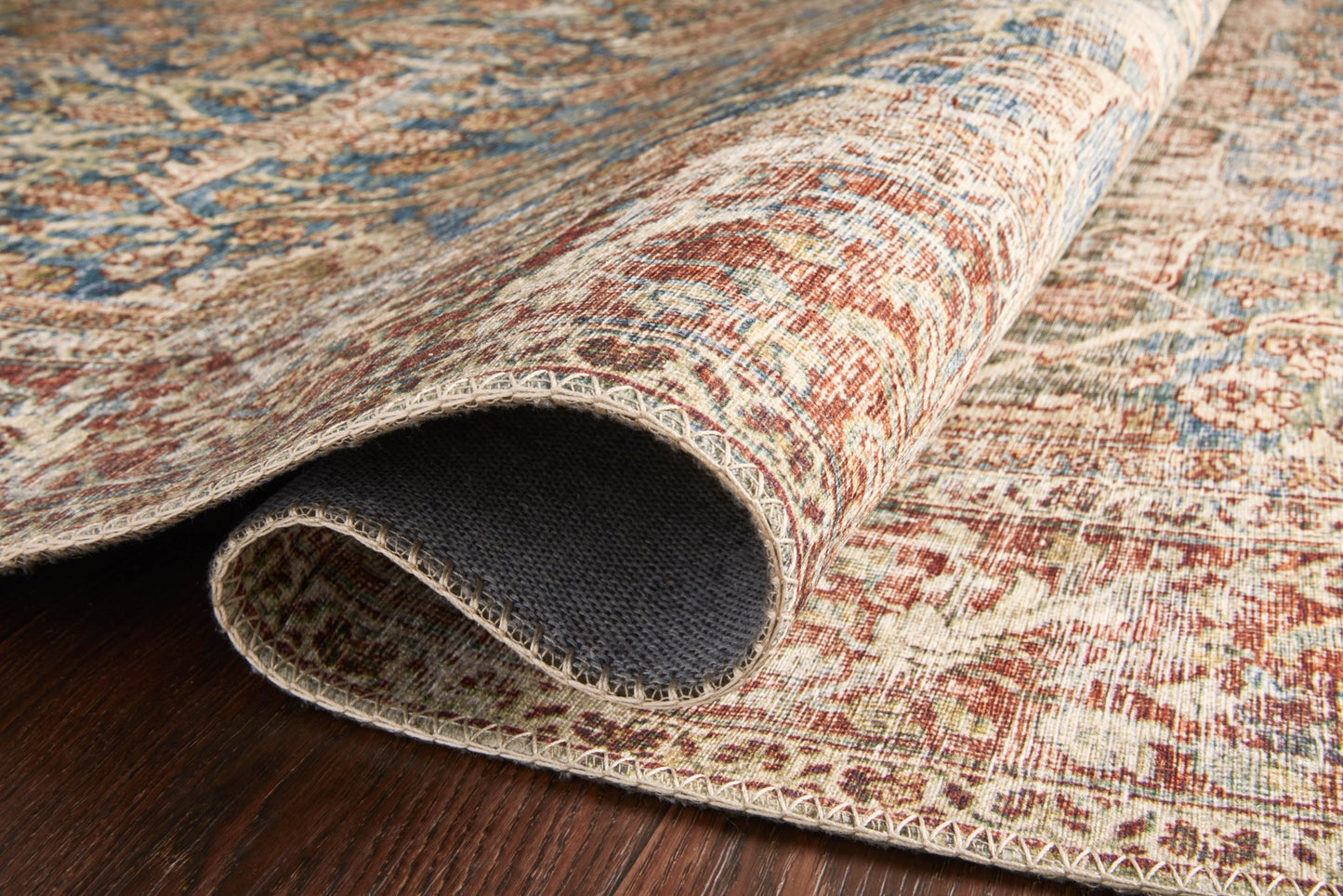 Loloi II Layla LAY - 04 Ocean Rust Traditional Power Loomed Rug - Rugs - Loloi II - Atlanta Designer Rugs