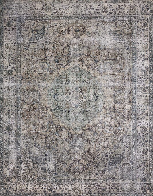 Loloi II Layla LAY - 06 Taupe Stone Traditional Power Loomed Rug - Rugs - Loloi II - Atlanta Designer Rugs