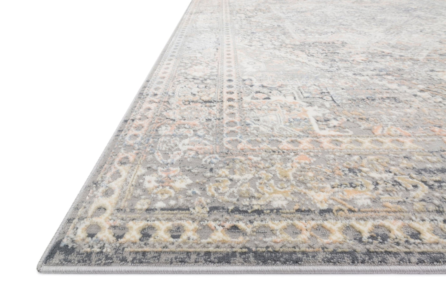 Loloi II Lucia LUC - 01 Grey Sunset Transitional Power Loomed Rug - Rugs - Loloi II - Atlanta Designer Rugs