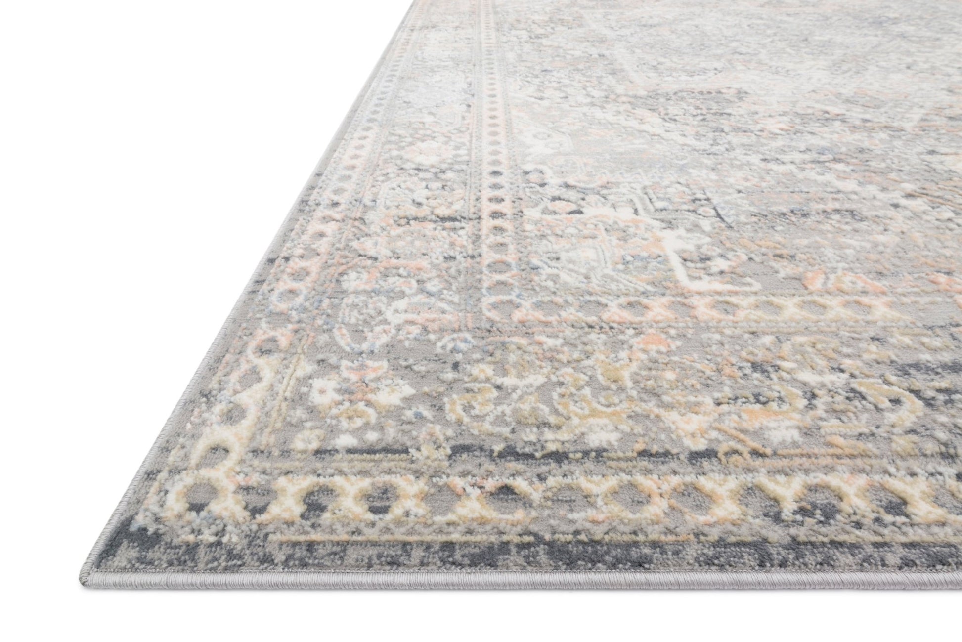 Loloi II Lucia LUC - 01 Grey Sunset Transitional Power Loomed Rug - Rugs - Loloi II - Atlanta Designer Rugs