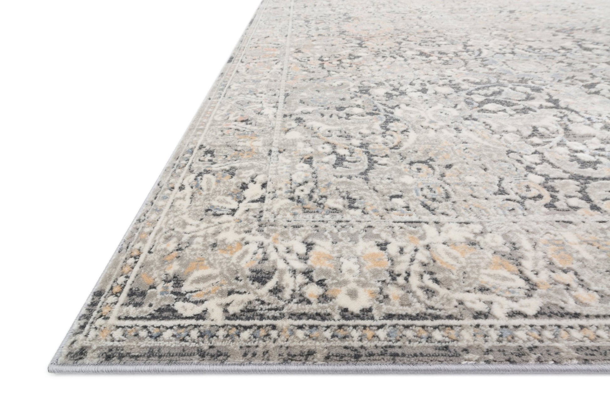 Loloi II Lucia LUC - 04 Grey Mist Transitional Power Loomed Rug - Rugs - Loloi II - Atlanta Designer Rugs