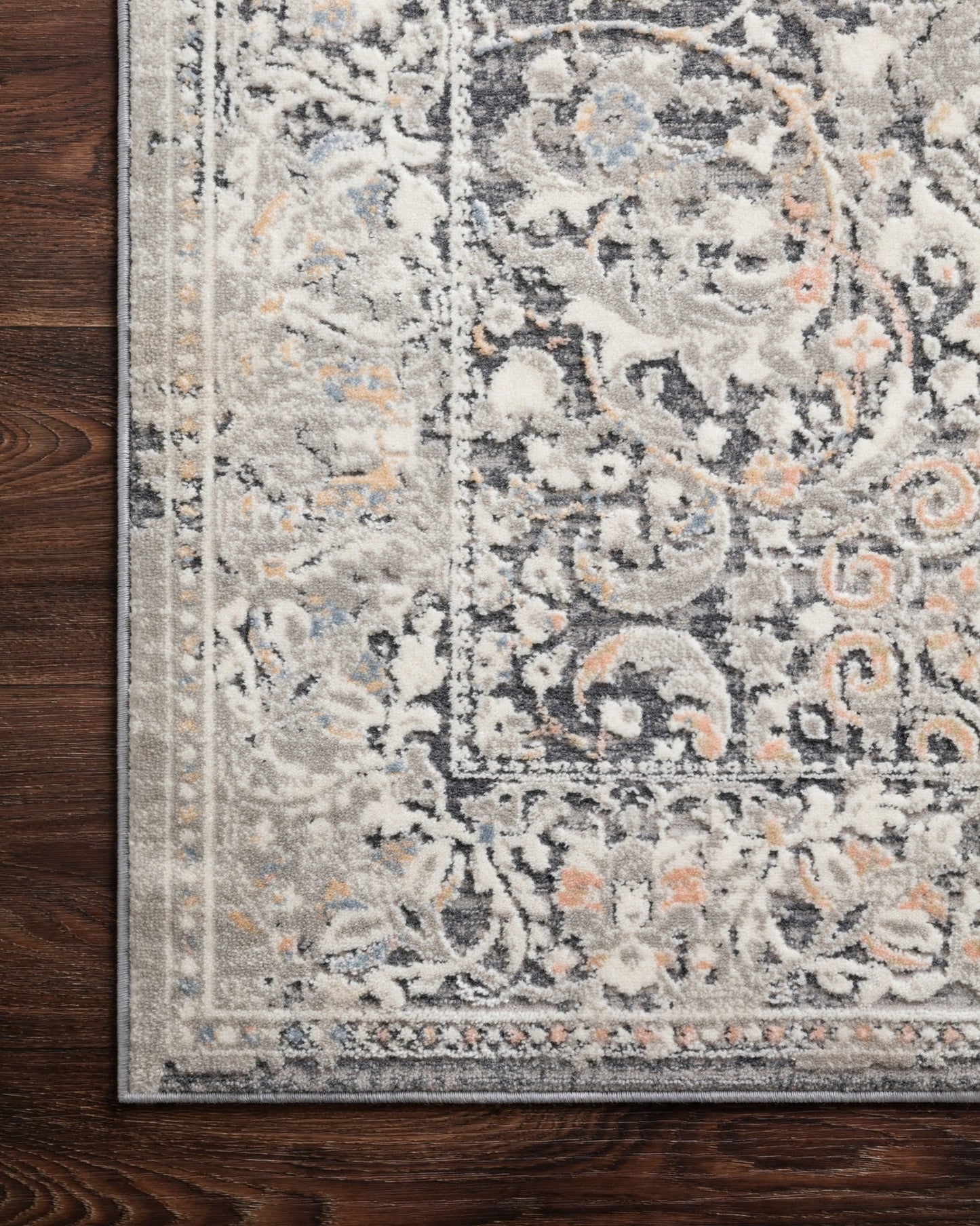 Loloi II Lucia LUC - 04 Grey Mist Transitional Power Loomed Rug - Rugs - Loloi II - Atlanta Designer Rugs