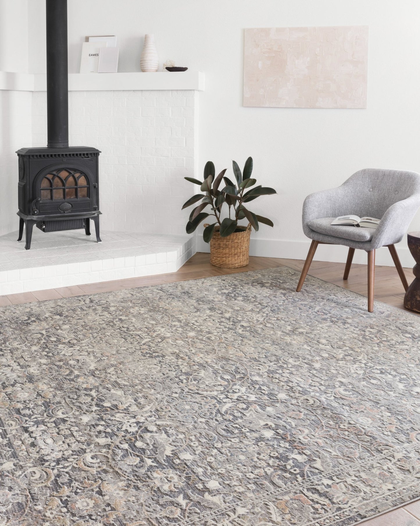 Loloi II Lucia LUC - 04 Grey Mist Transitional Power Loomed Rug - Rugs - Loloi II - Atlanta Designer Rugs