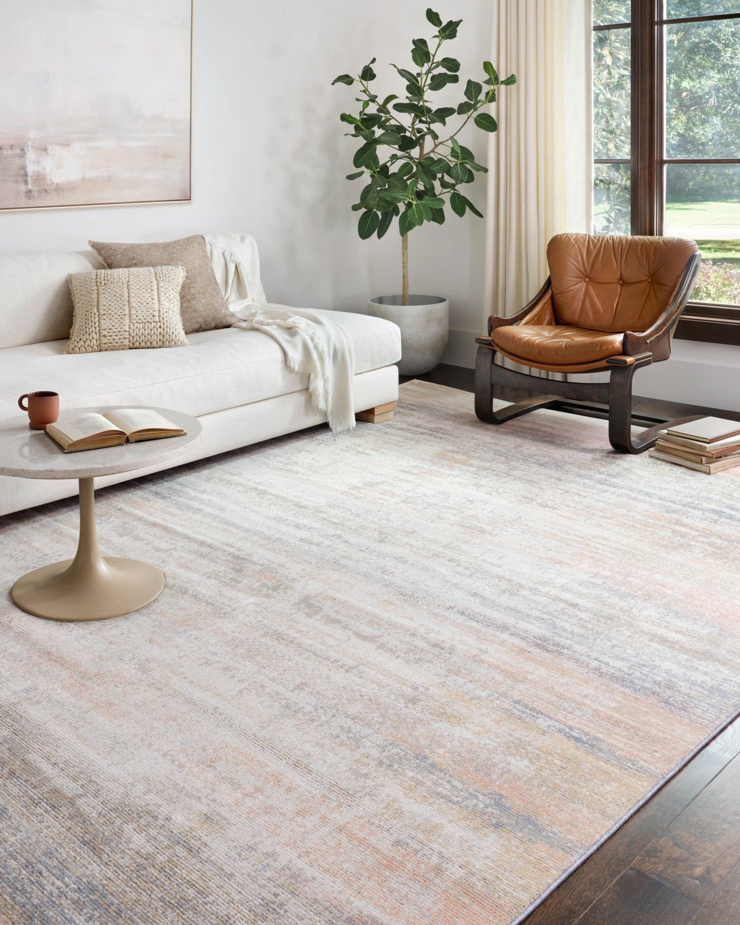 Loloi II Lucia LUC - 05 Mist Transitional Power Loomed Rug - Rugs - Loloi II - Atlanta Designer Rugs