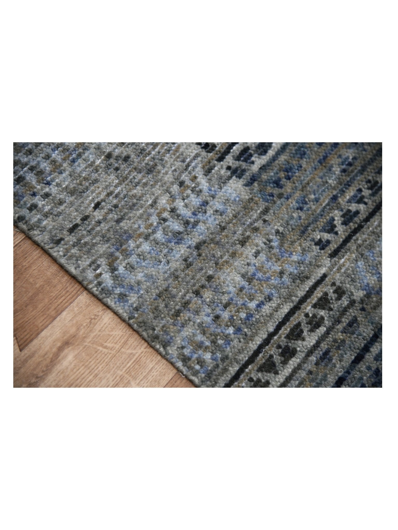 Limited LISMORE LI - 108 GRAYISH BLUE Transitional Knotted Rug - Rugs - Limited - Atlanta Designer Rugs