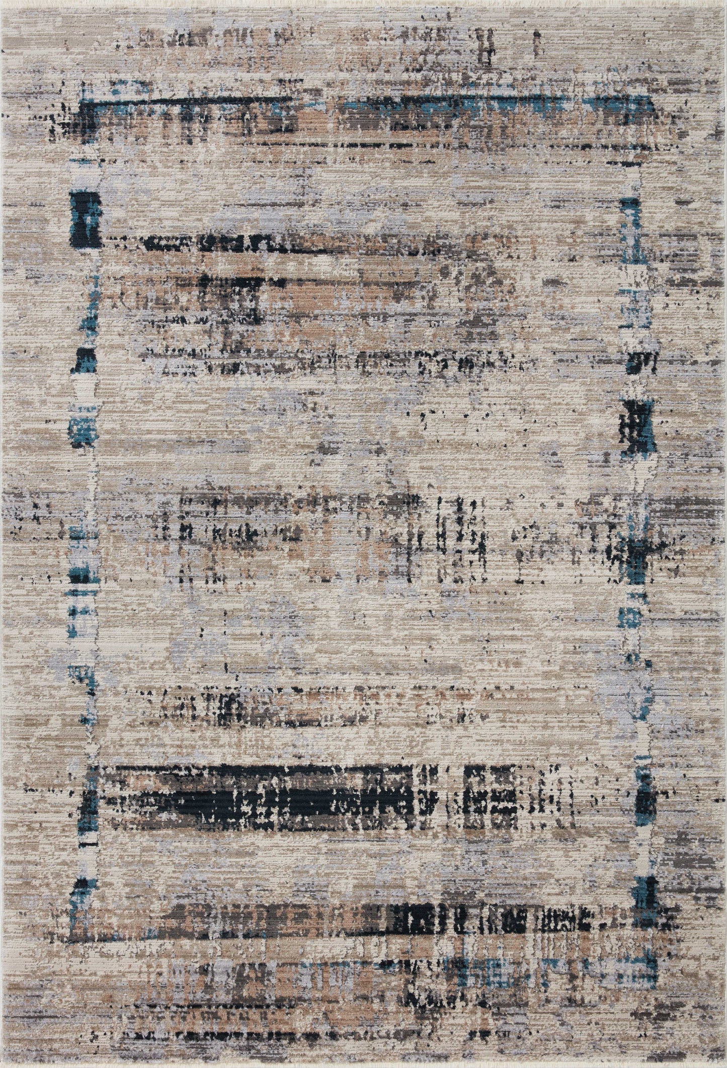 Loloi Leigh LEI-01 Granite Slate Transitional Power Loomed Rug