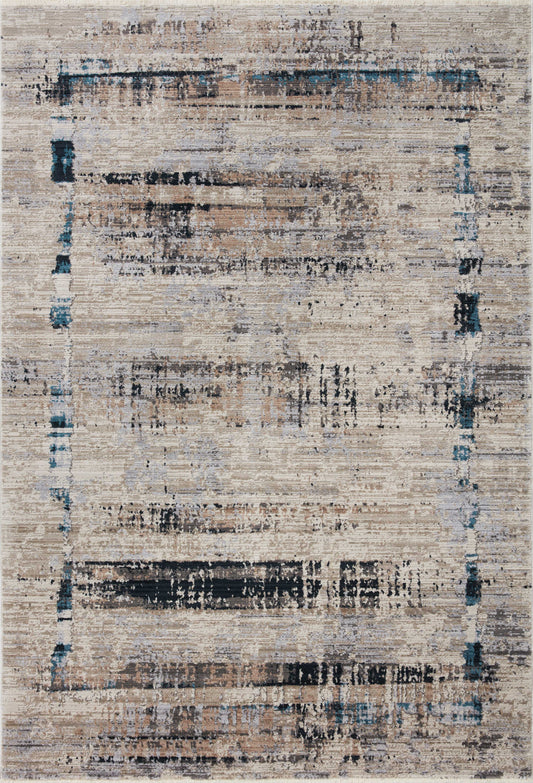 Loloi Leigh LEI-01 Granite Slate Transitional Power Loomed Rug