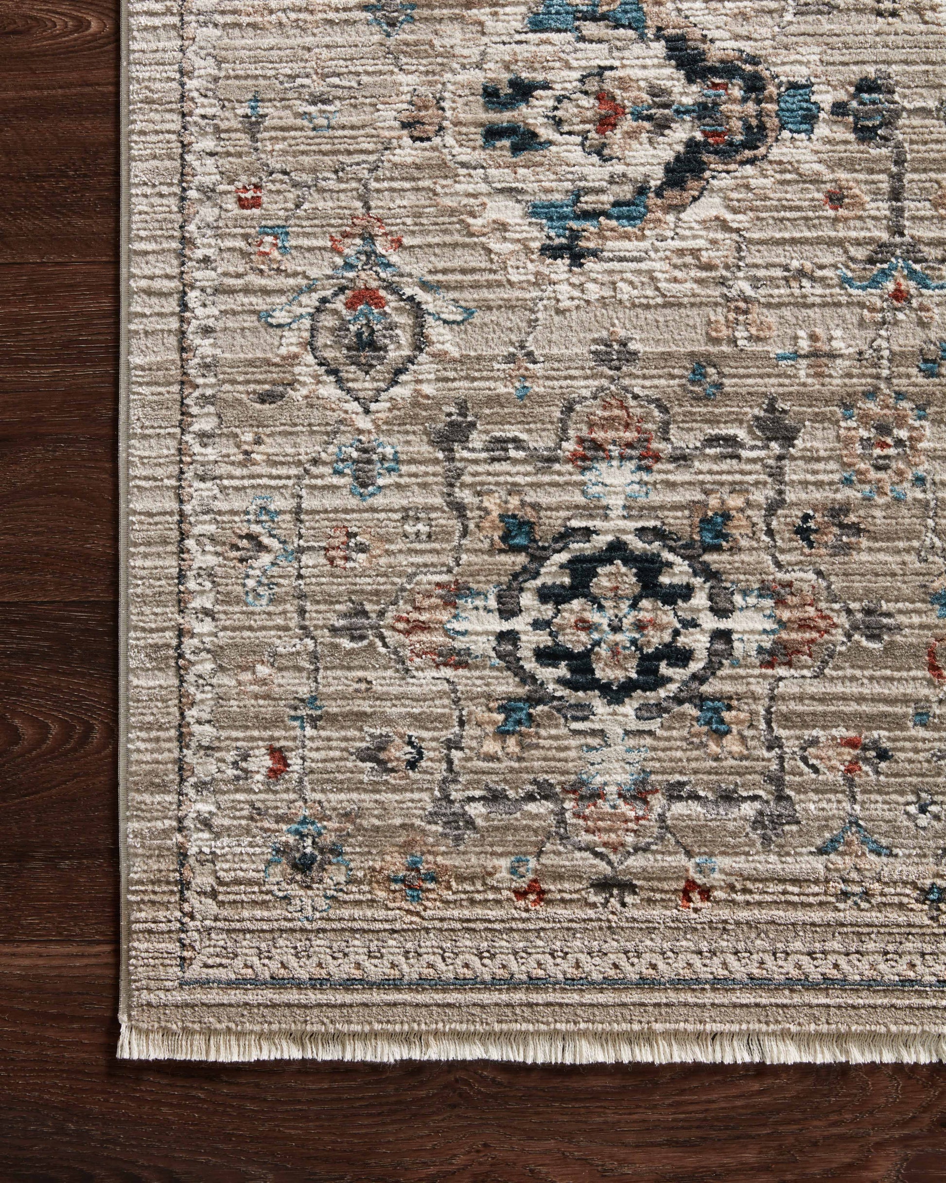 Loloi Leigh LEI-02 Dove Multi Transitional Power Loomed Rug