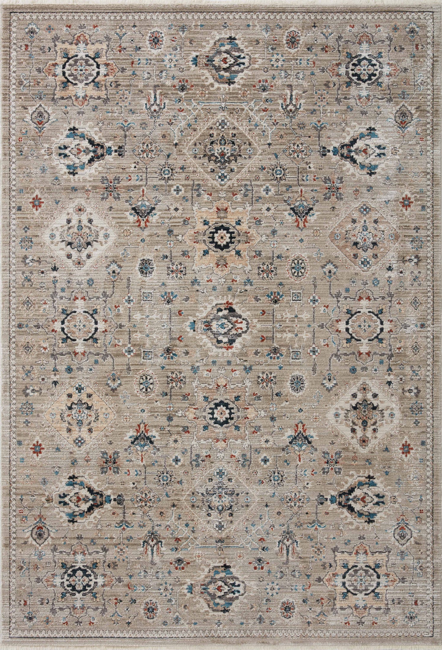 Loloi Leigh LEI-02 Dove Multi Transitional Power Loomed Rug