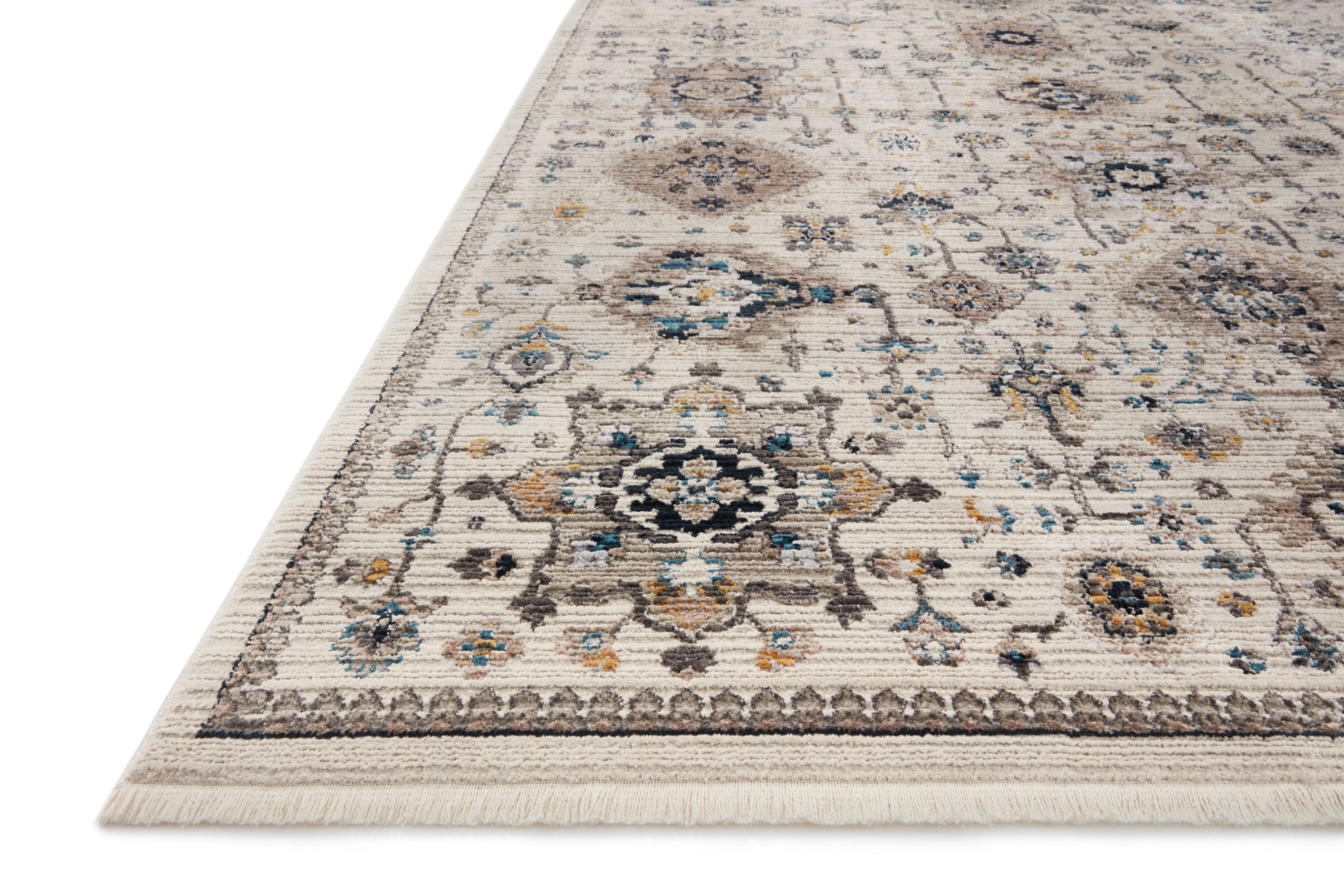 Loloi Leigh LEI-02 Ivory Taupe Transitional Power Loomed Rug