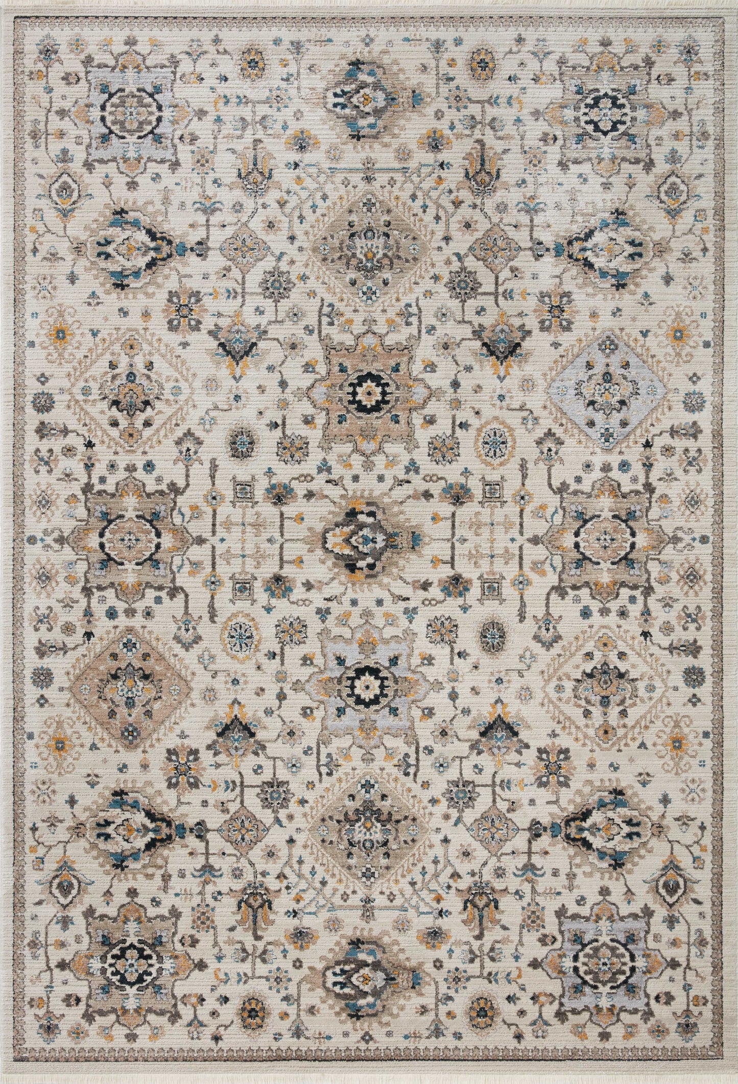 Loloi Leigh LEI-02 Ivory Taupe Transitional Power Loomed Rug