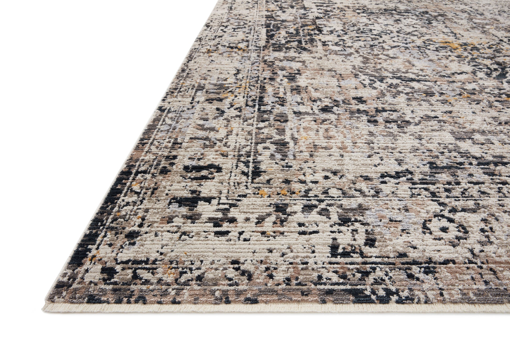 Loloi Leigh LEI-03 Charcoal Taupe Transitional Power Loomed Rug