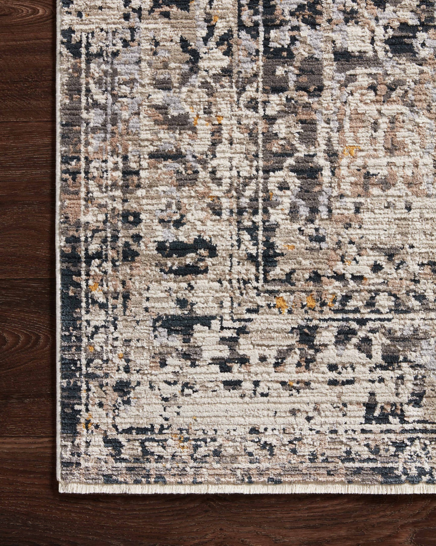 Loloi Leigh LEI-03 Charcoal Taupe Transitional Power Loomed Rug