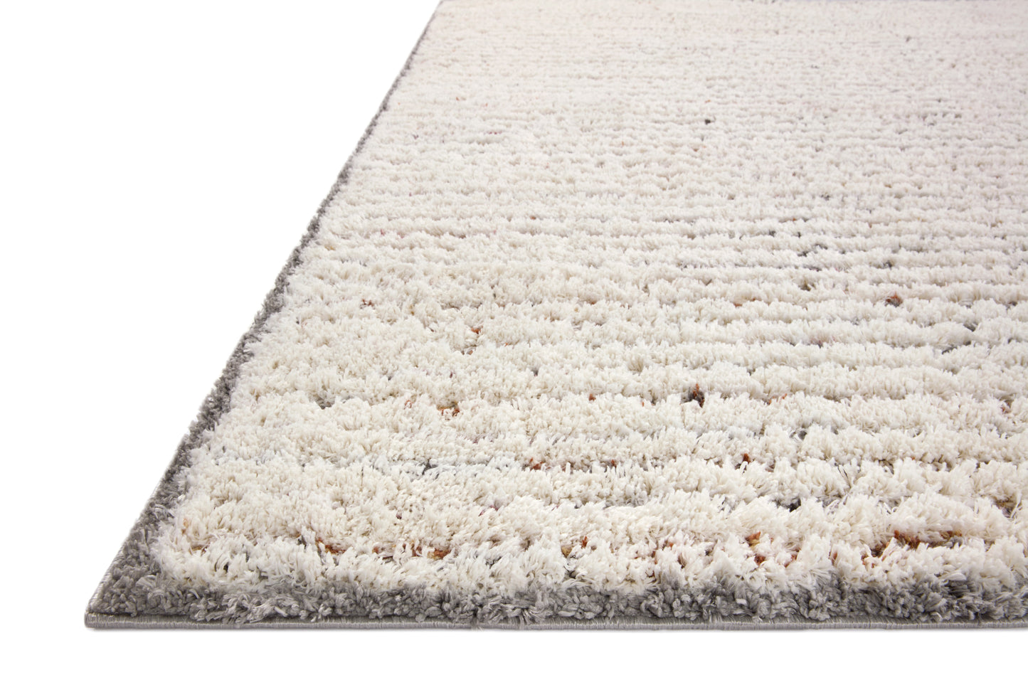 Loloi Levitt Shag LEV-01 Ivory Multi Shag Power Loomed Rug