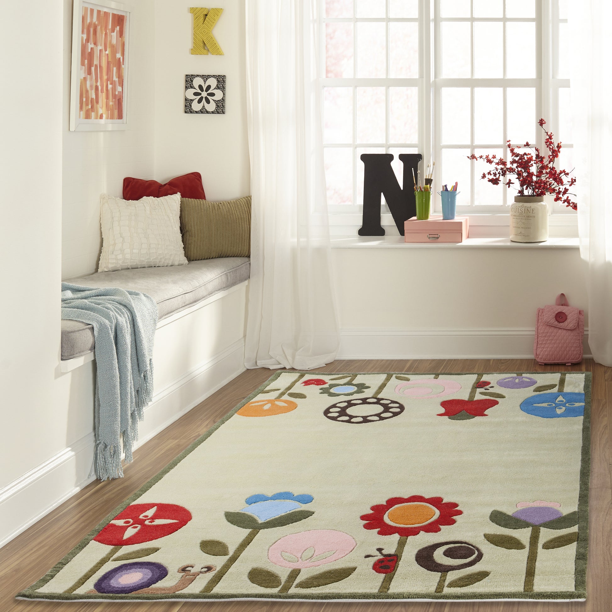 Momeni Lil Mo Whimsy  Grass  Contemporary