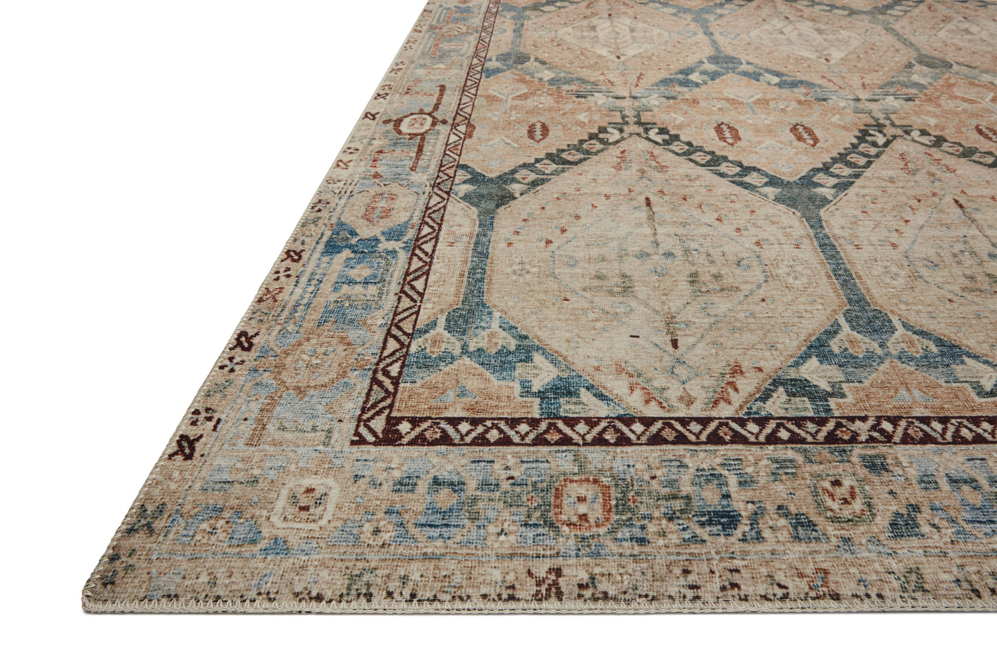 Magnolia Home Lenna LEA-05 Denim Sand Traditional Power Loomed Rug