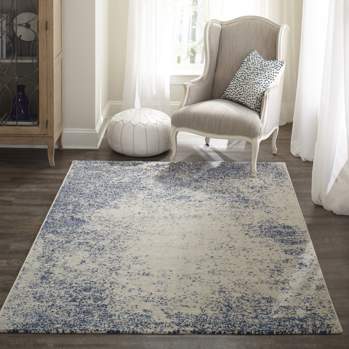 Momeni Loft  Blue  Transitional