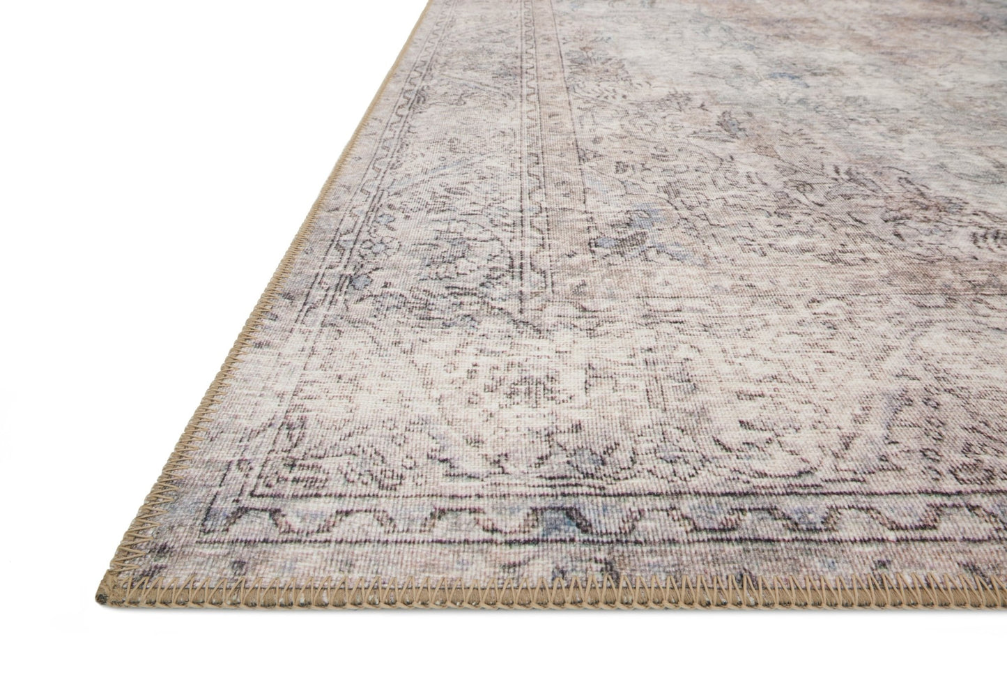 Loloi II Loren LQ - 04 Silver Slate Transitional Power Loomed Rug - Rugs - Loloi II - Atlanta Designer Rugs