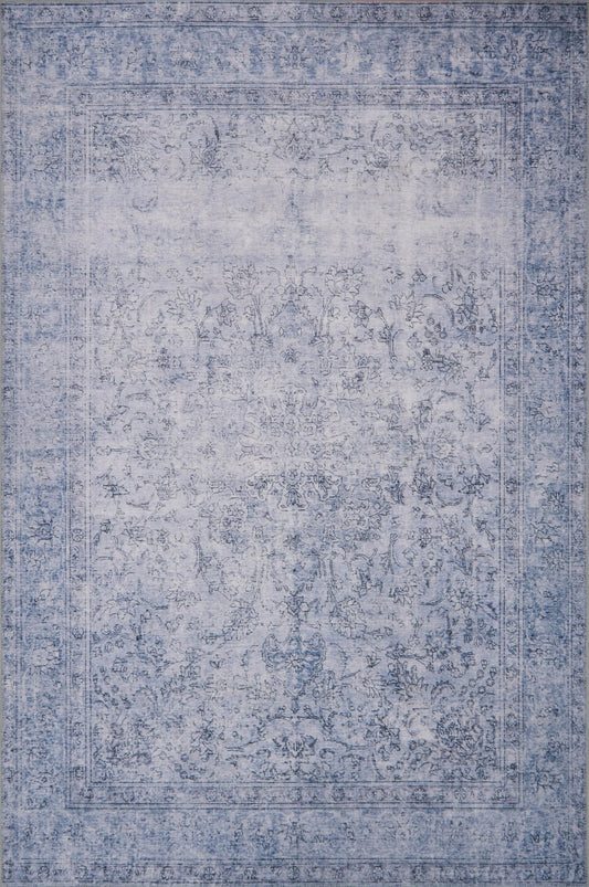 Loloi II Loren LQ - 09 Slate Transitional Power Loomed Rug - Rugs - Loloi II - Atlanta Designer Rugs