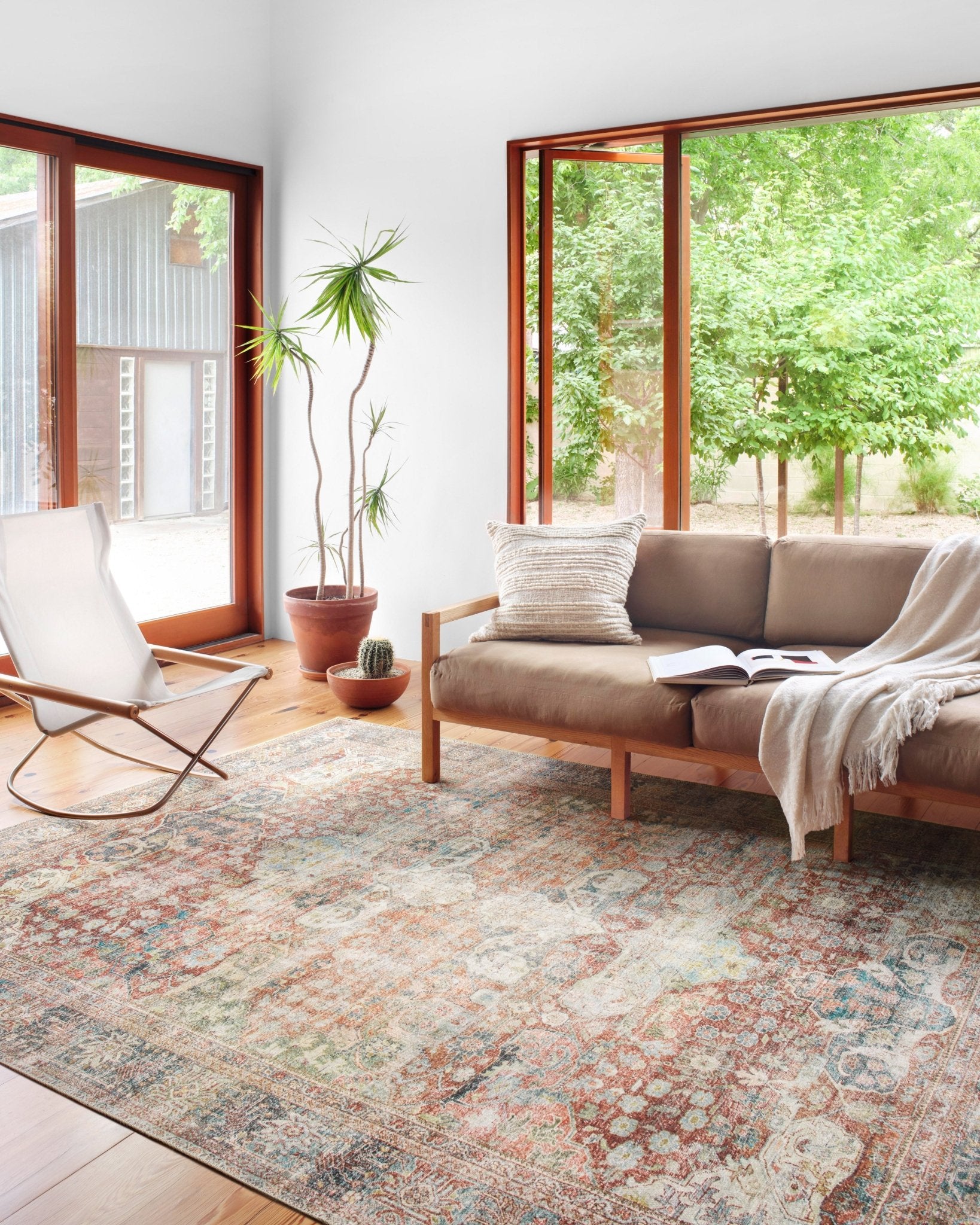 Loloi II Loren LQ - 14 Brick Multi Transitional Power Loomed Rug - Rugs - Loloi II - Atlanta Designer Rugs