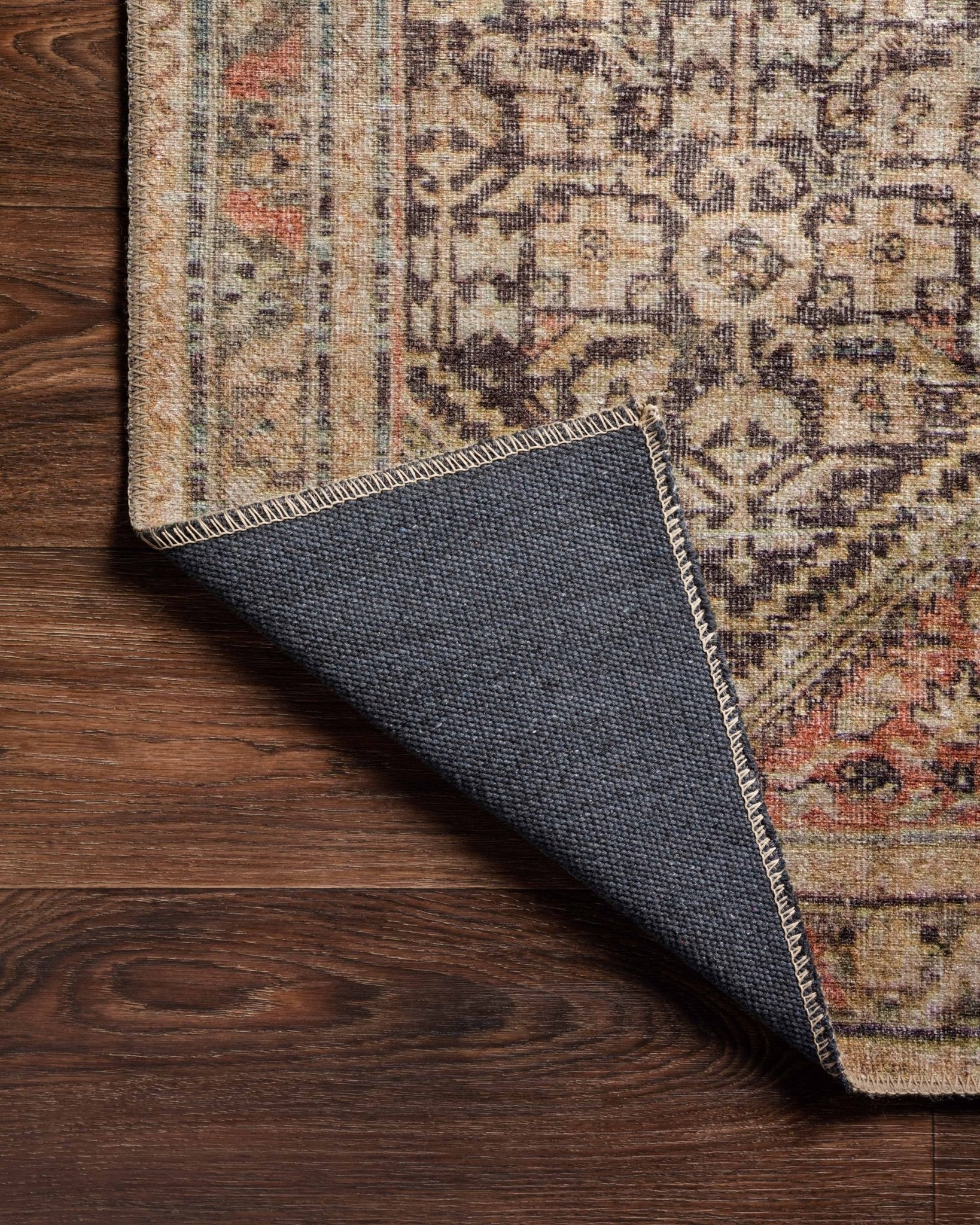 Loloi II Loren LQ - 17 Charcoal Multi Traditional Power Loomed Rug - Rugs - Loloi II - Atlanta Designer Rugs