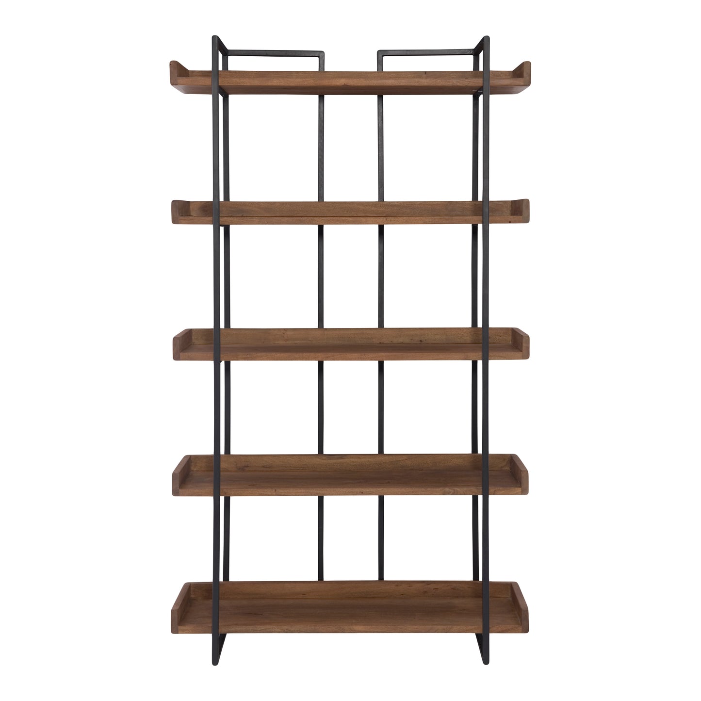 Moes Home Bookshelves Vancouver Brown Industrial Furniture