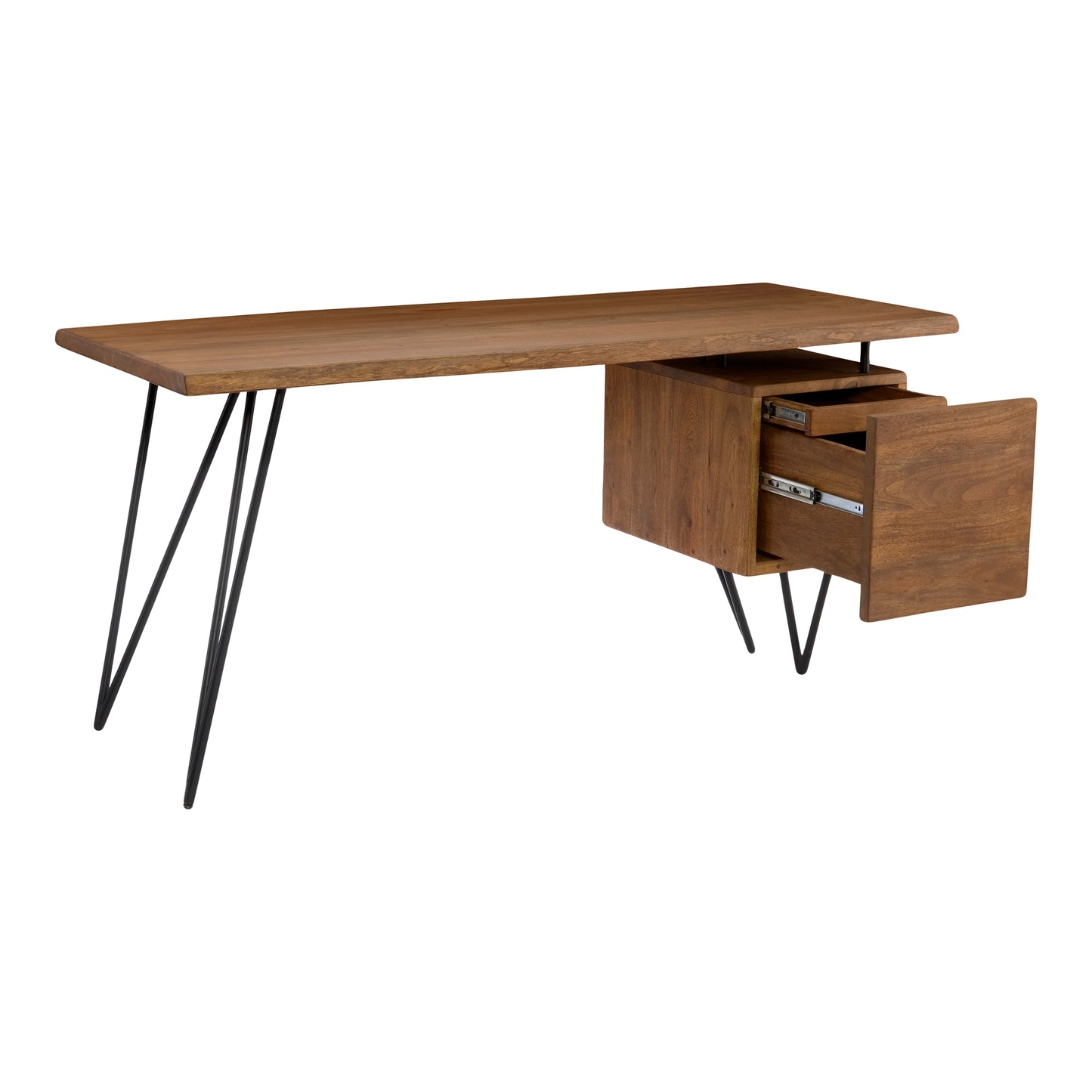 Moes Home Desks Nailed Brown Industrial Furniture