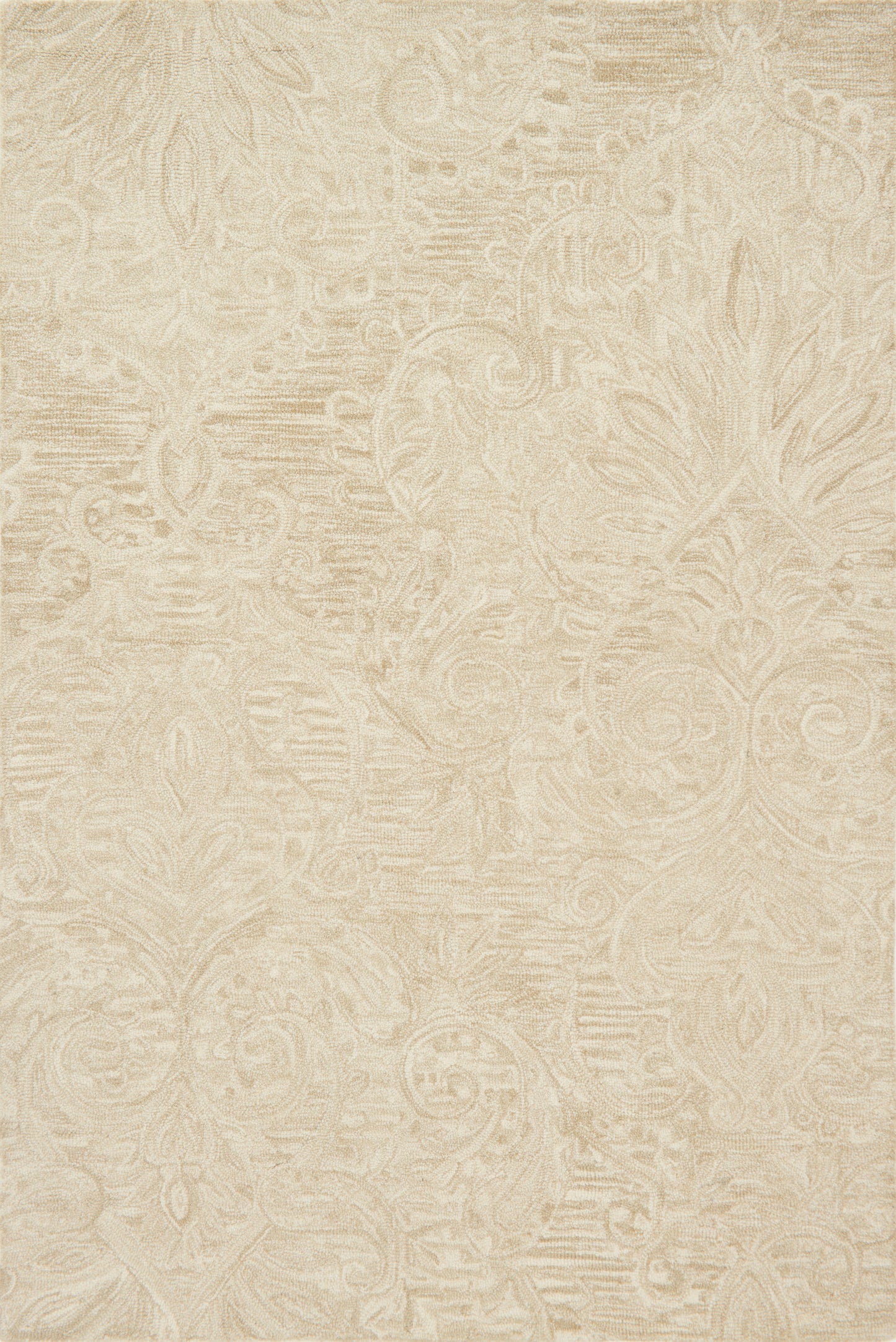 Loloi LYLE LK-06 Sand Transitional Hooked Rug