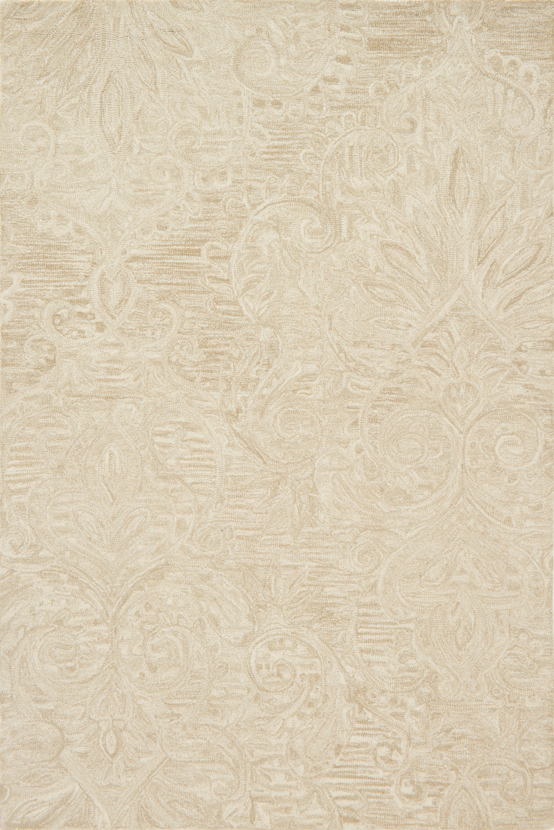 Loloi LYLE LK-06 Sand Transitional Hooked Rug