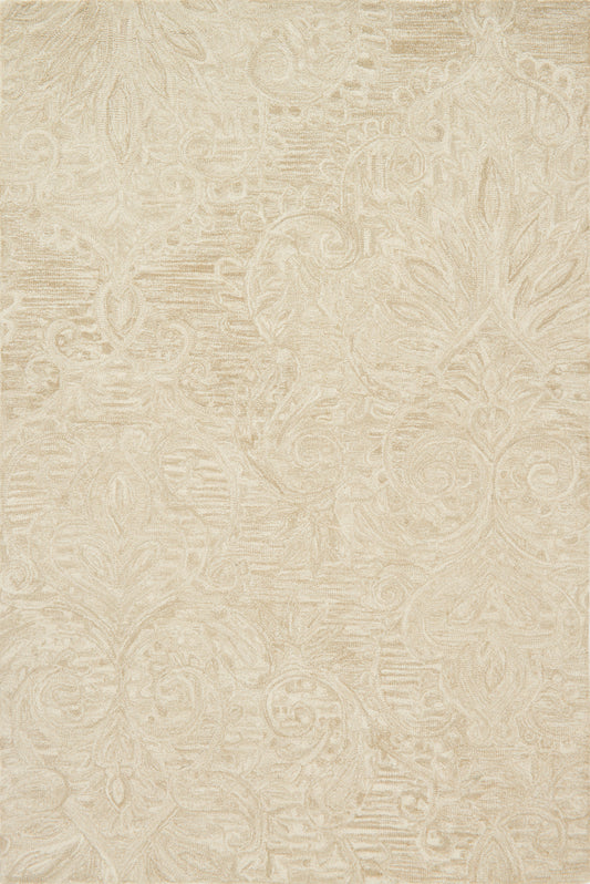 Loloi LYLE LK-06 Sand Transitional Hooked Rug