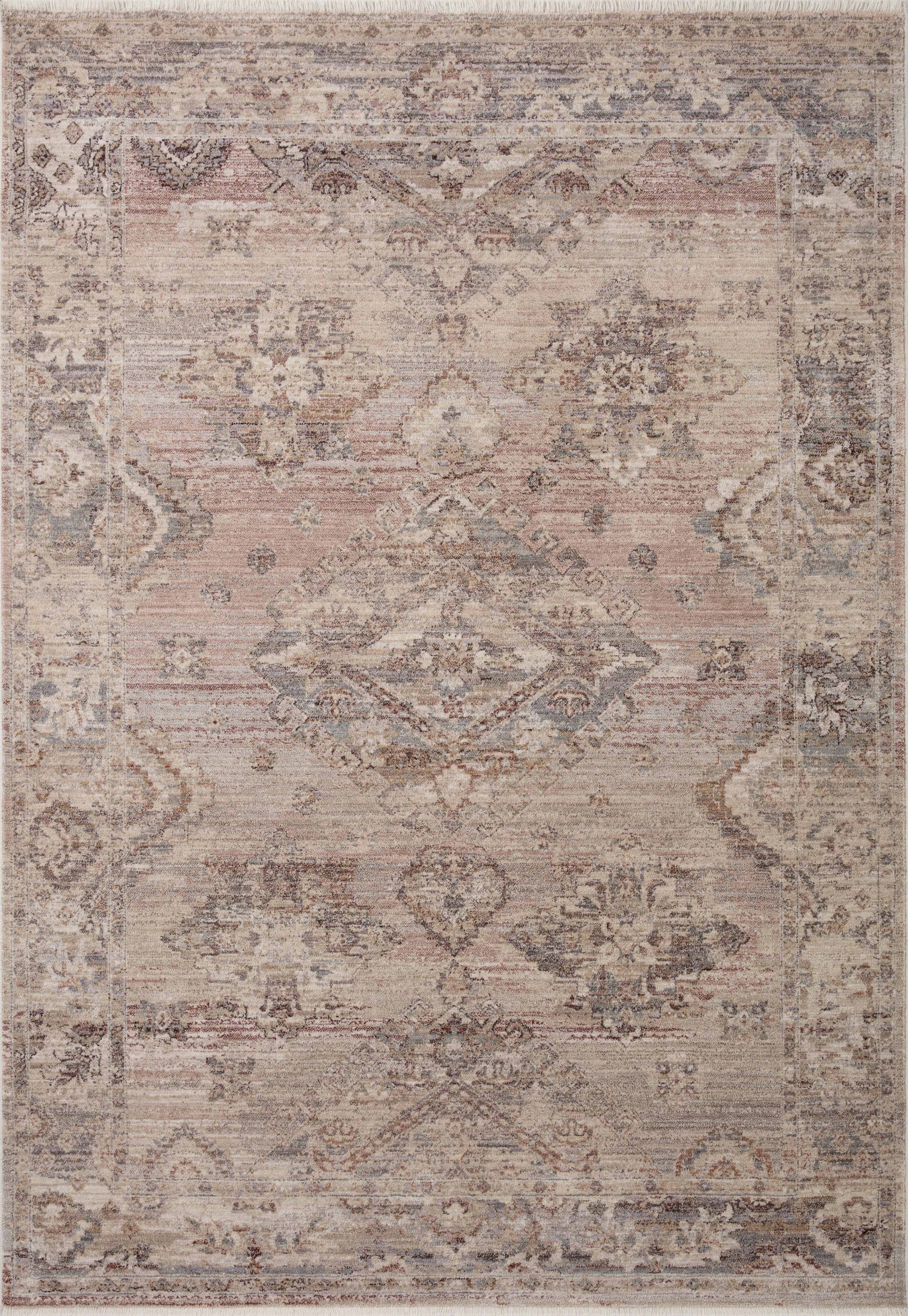 Loloi Lyra LYR-01 Blush Dove Traditional Power Loomed Rug