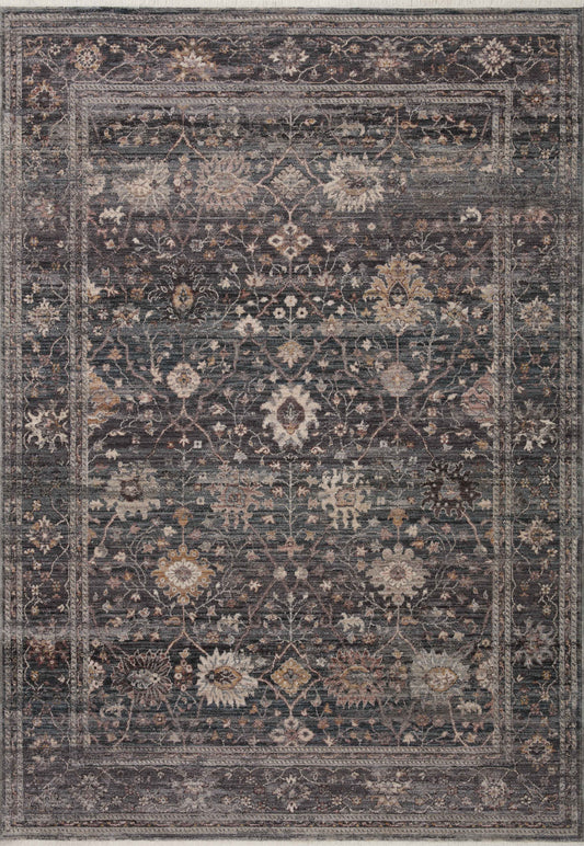 Loloi Lyra LYR-04 Ink Multi Traditional Power Loomed Rug