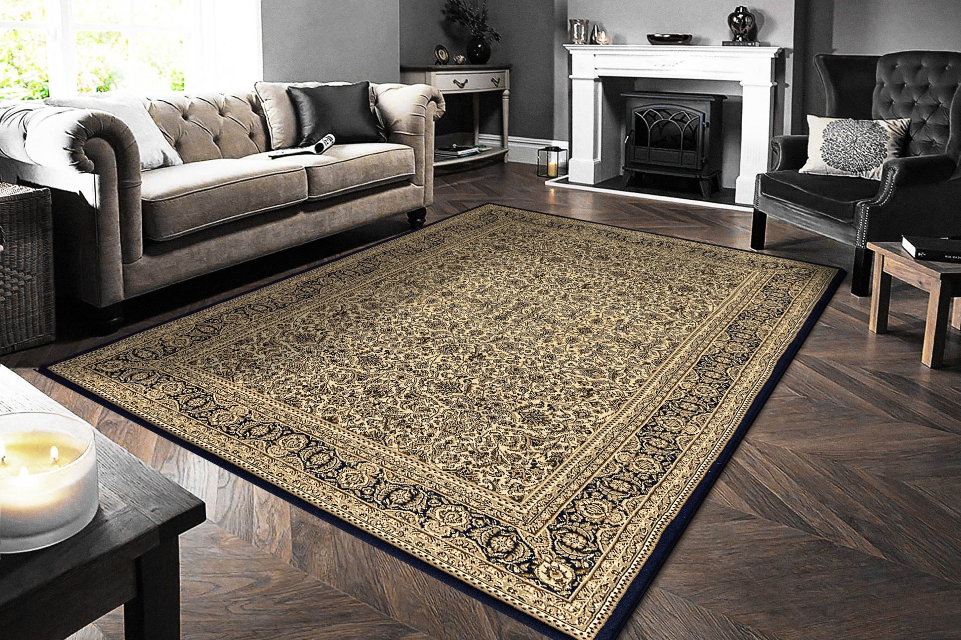 Dynamic Rugs Legacy 58004 Ivory Traditional Machine - Made Rug - Rugs - Dynamic Rugs - Atlanta Designer Rugs