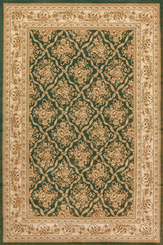 Dynamic Rugs Legacy 58018 Green Traditional Machine - Made Rug - Rugs - Dynamic Rugs - Atlanta Designer Rugs